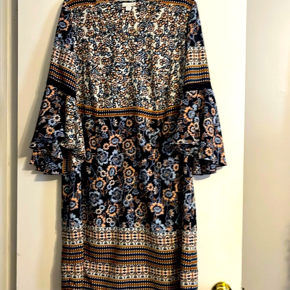 Westport V-Neck Bell Sleeve Floral Dress